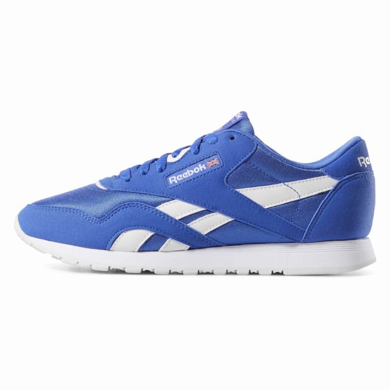 Reebok Classic Nylon Color Tenisky Damske - Modre/Biele VP8743UV